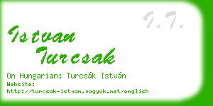 istvan turcsak business card